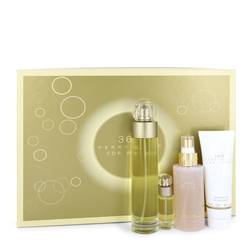 Perry Ellis 360 Perfume by Perry Ellis -- Gift Set - 3.4 oz Eau De Toilette Spray + 4 oz Body Mist + 3 oz Shower Gel + .25 Mini EDT Spray