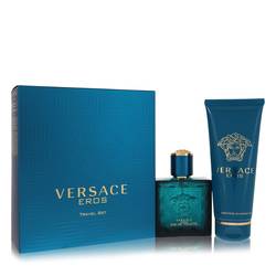 Versace Eros Cologne by Versace -- Gift Set - 1.7 oz Eau De Toilette Spray + 3.4 oz Shower Gel