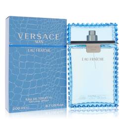 Versace Man Cologne by Versace 200 ml Eau Fraiche Eau De Toilette Spray (Blue)
